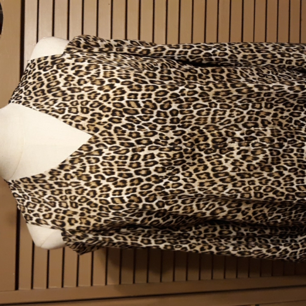 Chico's leopard print blouse